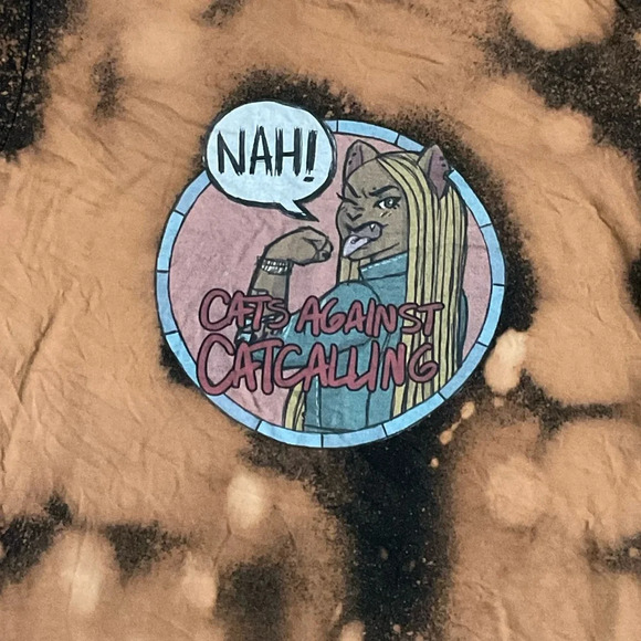 ๐ค American Apparel Cats Against 
Catcalling Tee Shirt๐ค - Picture 3 of 5